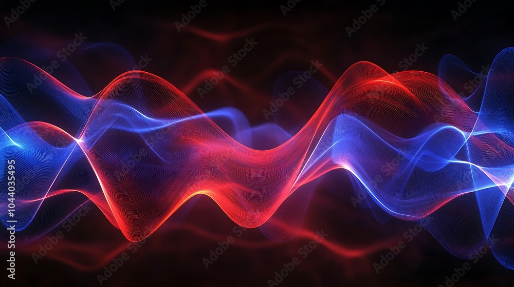 Fototapeta premium Radiating Neon Light Burst, futuristic flashes, Motion lights, Colorful Streaks on Dark Background