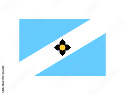 Flag of Madison city, Wisconsin, US
