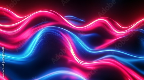 Wallpaper Mural Radiating Neon Light Burst, futuristic flashes, Motion lights,  Colorful Streaks on Dark Background Torontodigital.ca