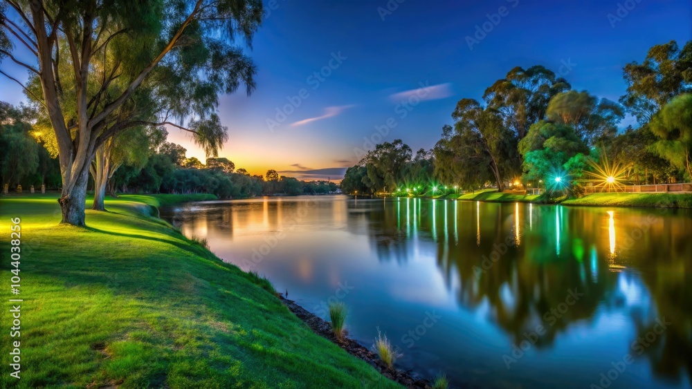 Noreuil Park offers a tranquil minimalist retreat by the Murray River in Albury Wodonga, NSW, perfect for relaxation and enjoying the serene natural beauty. Noreuil Park offers a tranquil minimalist retreat by the Murray River in Albury Wodonga, NSW, perfect for relaxation and enjoying the serene natural beauty.