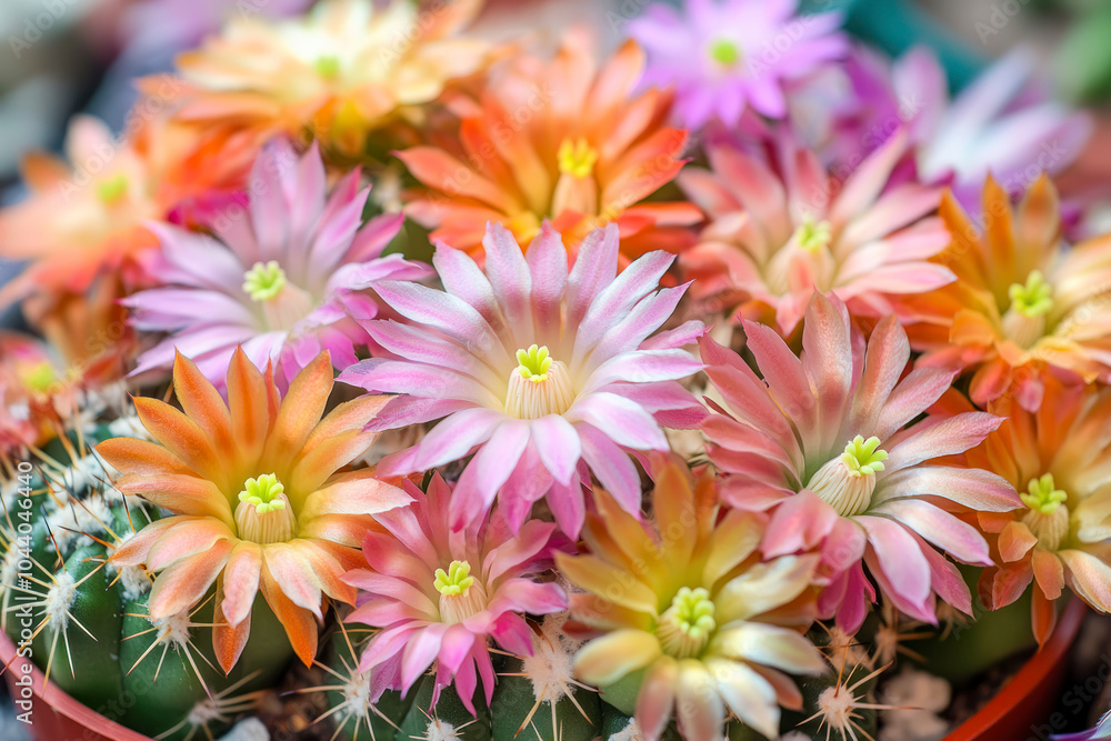 The Colorful gymnocalycium Cactus. The Colorful gymnocalycium Cactus.