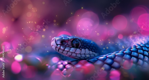 Snake In Bloom