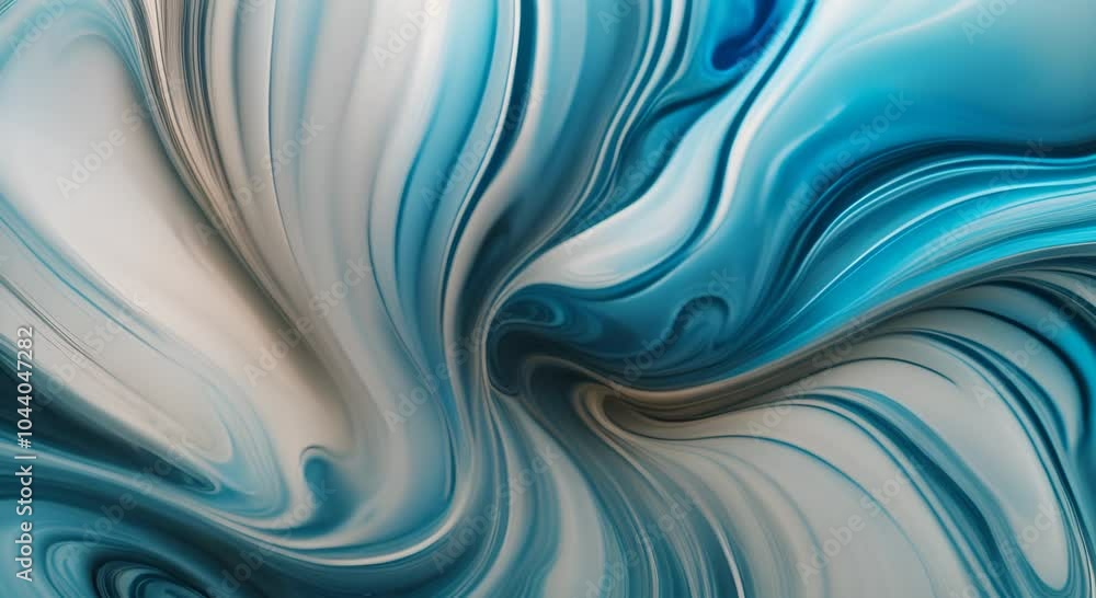 Abstract Blue Swirls in Fluid Art Macro Photography 4K Abstract Blue Swirls in Fluid Art Macro Photography 4K