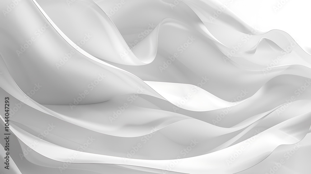 Obraz premium Vibrant Abstract Digital Art with Flowing Waves, Neon Lights, and Futuristic Fluid Design Elements