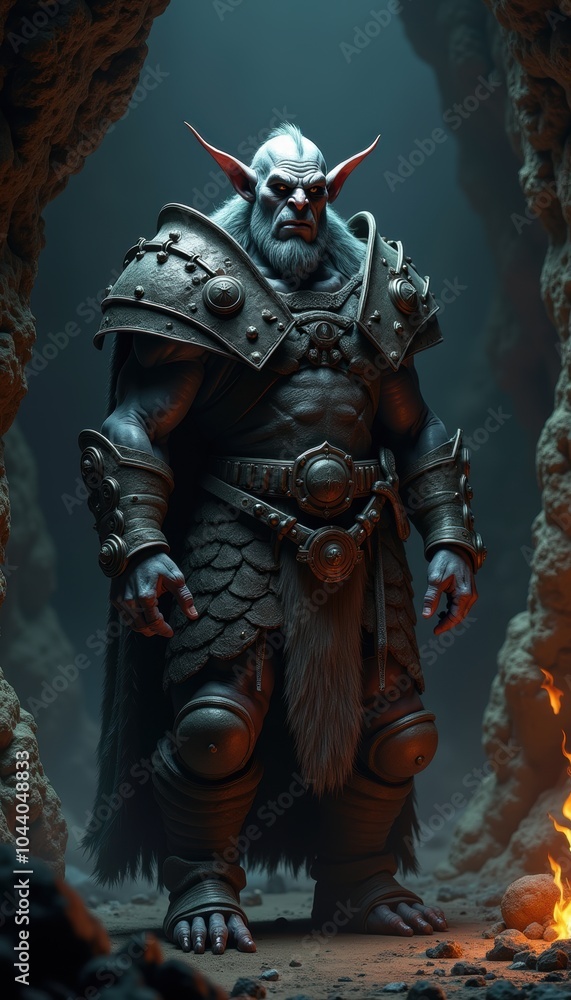 A powerful fantasy warrior stands bravely in a dark cavern, showcasing intricate armor and a fierce demeanor, perfect for gaming, book covers, or promotional art. A powerful fantasy warrior stands bravely in a dark cavern, showcasing intricate armor and a fierce demeanor, perfect for gaming, book covers, or promotional art.