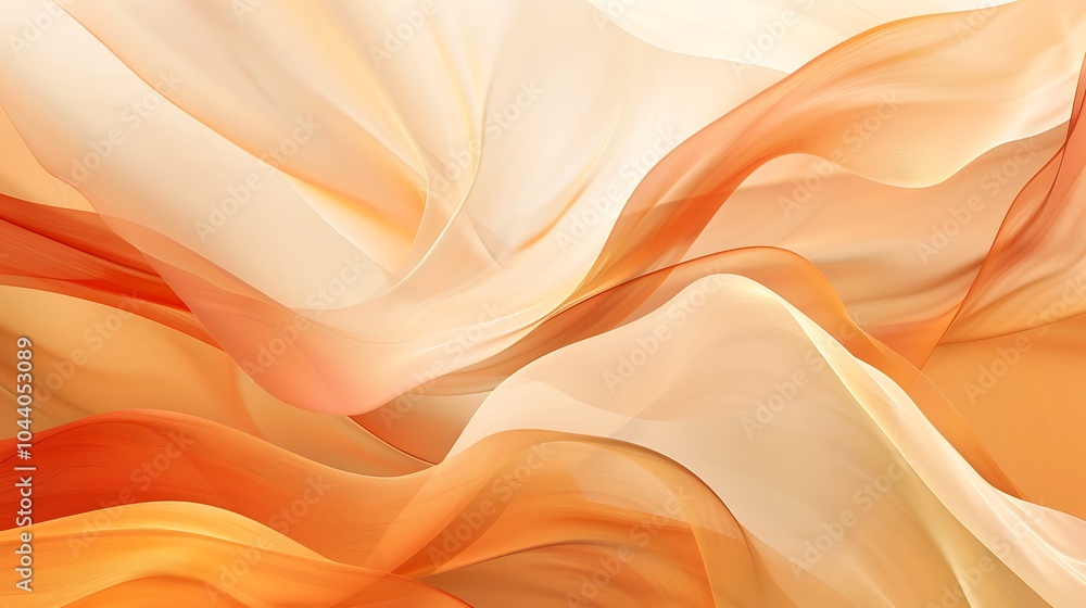 Obraz premium Vibrant Abstract Digital Art with Flowing Waves, Neon Lights, and Futuristic Fluid Design Elements