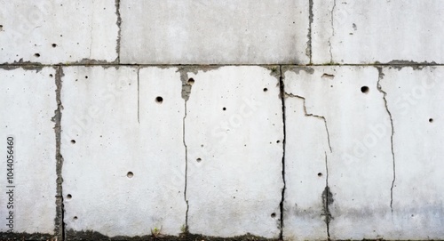 Brutalist industrial concrete wall texture with weathered cracks and rough surface