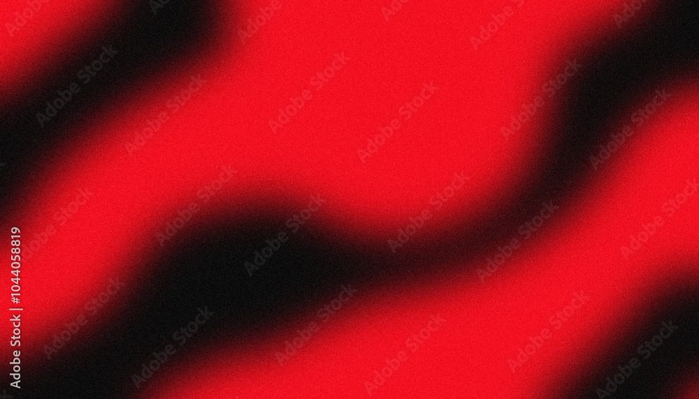 Red black blurred waves with noise