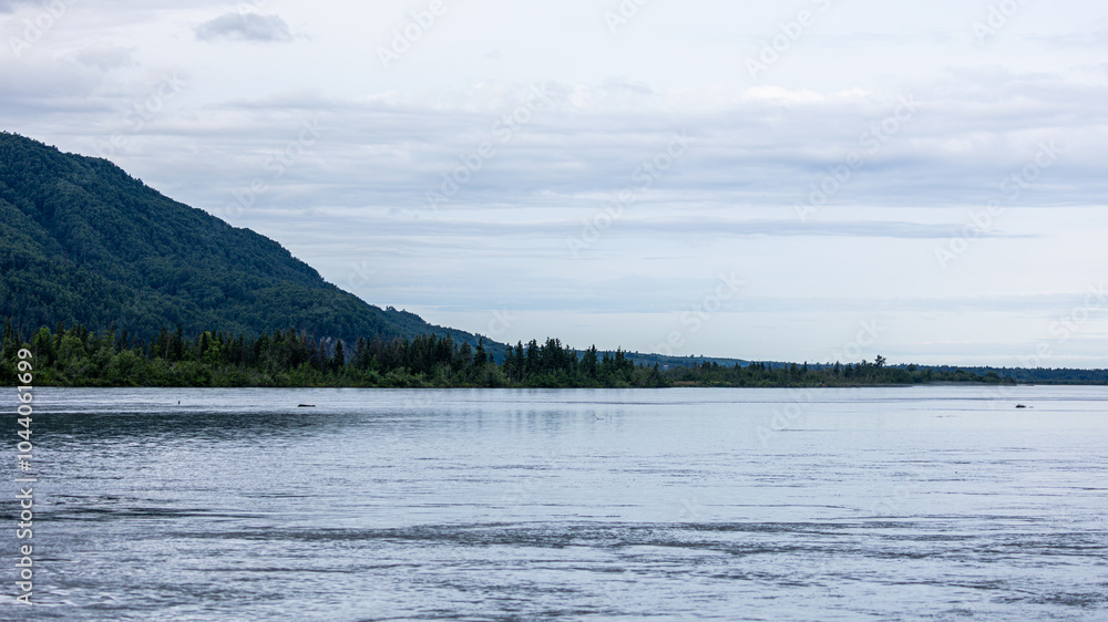 Knik River Early Morning Landscape Knik River Early Morning Landscape