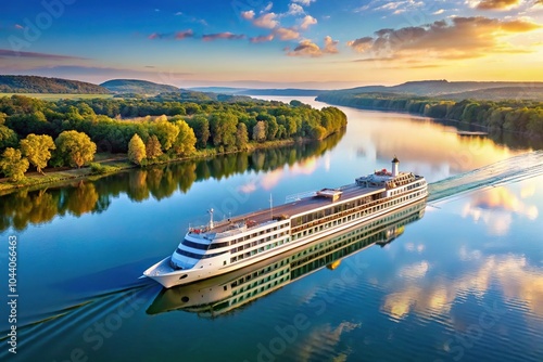 Wallpaper Mural Scenic river cruise through Eastern Europe Torontodigital.ca