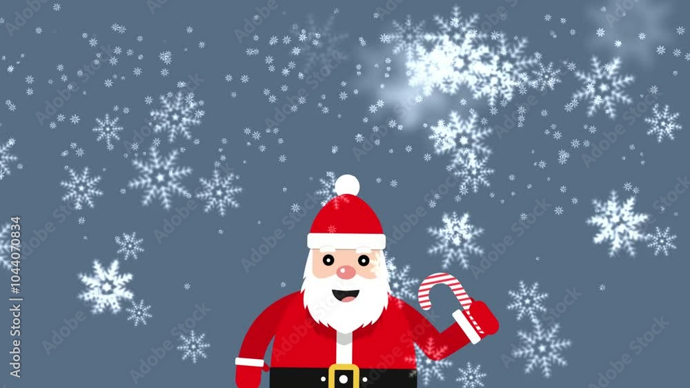 Santa Claus Opening animation intro background Santa Claus Opening animation intro background