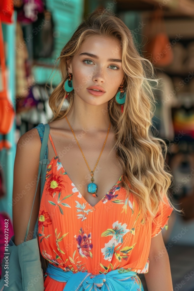A close up of a woman wearing a dress and earrings, portrait, vertical background A close up of a woman wearing a dress and earrings, portrait, vertical background