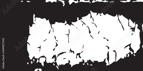 Peeling paint on the wall. Panorama of a concrete wall with old cracked flaking paint. Weathered rough painted surface with patterns of cracks and peeling. Wide panoramic grunge texture for background