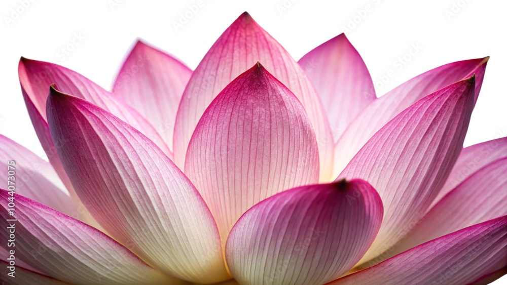 Lotus Flower isolated on white, Nature, Purity, Serenity, Beauty. Lotus Flower isolated on white, Nature, Purity, Serenity, Beauty.