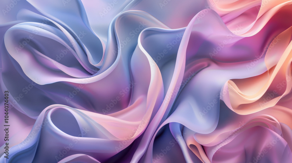 Fototapeta premium Smooth pastel colored abstract background.