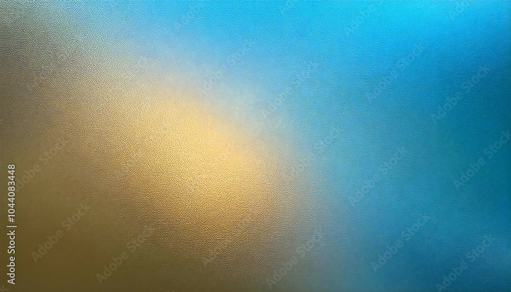 Obraz premium 青と金のグラデーション背景素材。青色と金色が混ざったパステルカラー背景。Blue and gold gradient background material. A pastel color background that mixes blue and gold.