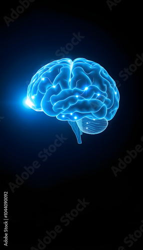 Mental health concept isolated with white highlights, png photo