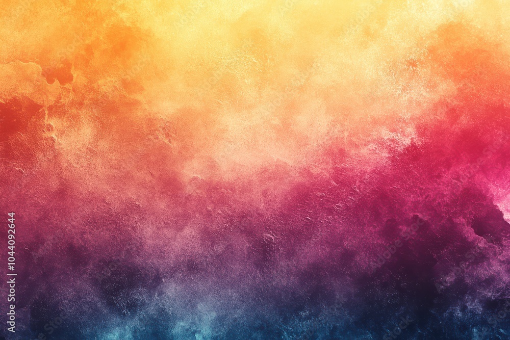 Fototapeta premium Pink Orange Yellow Gradient Background with Soft Texture