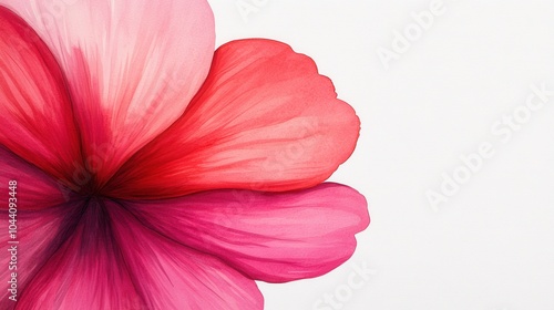 Close-Up View of Colorful Flower Petals in Bloom