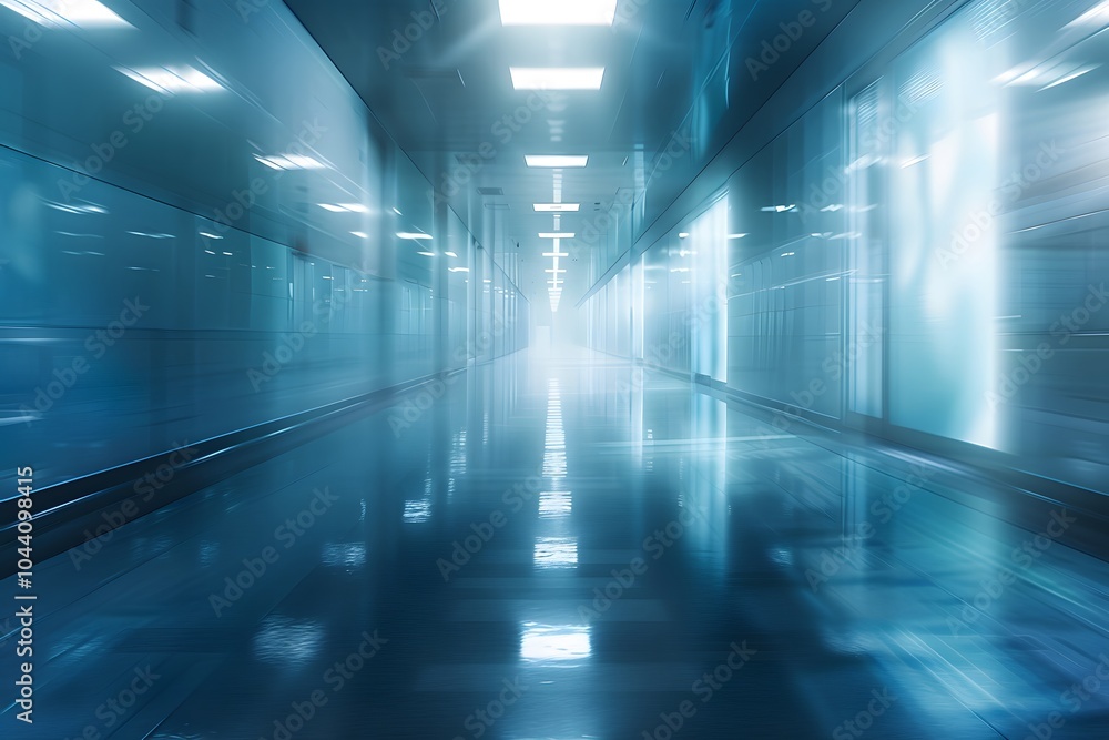 Ethereal Corridor: A Glimpse into a Futuristic Space Ethereal Corridor: A Glimpse into a Futuristic Space