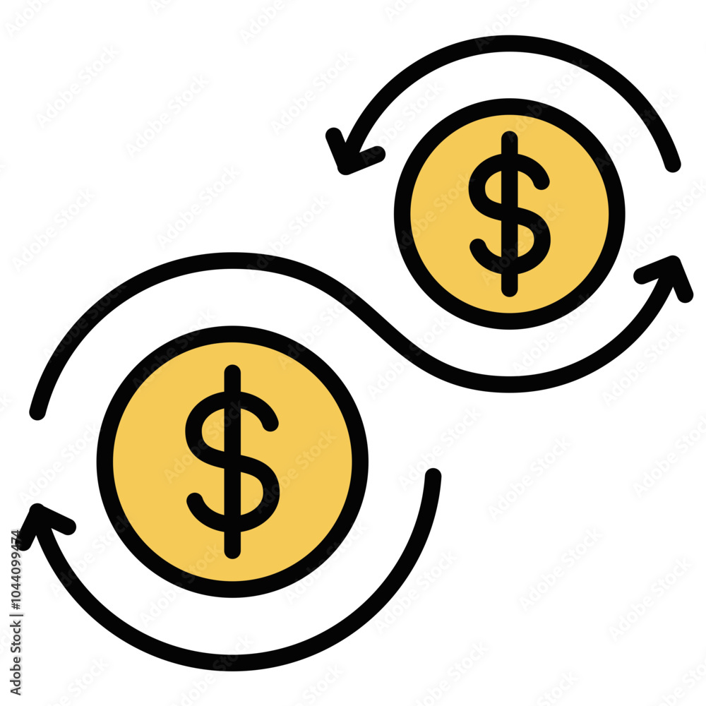cash flow Icon cash flow Icon