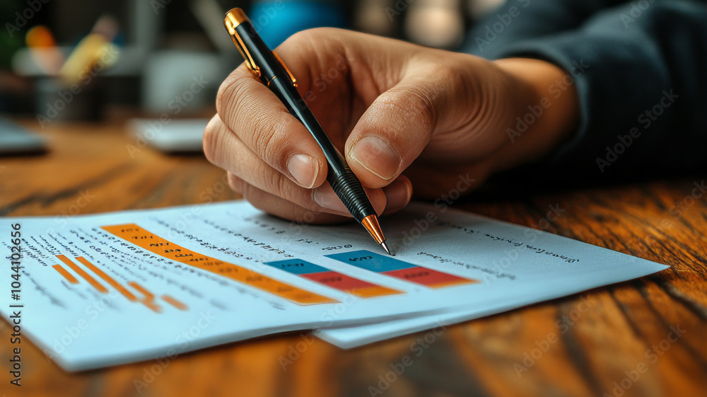 Business Professionals Analyzing Data Reports Business Professionals Analyzing Data Reports