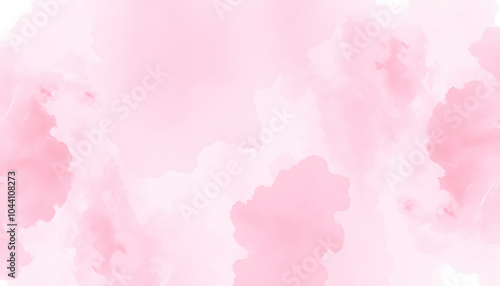 Pink watercolor abstract background in the mood of love for a wedding, valentines day card designs isolated with white highlights, png