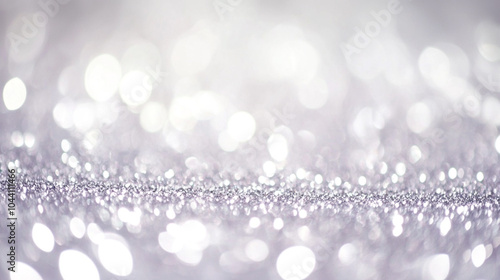 Blurry image of a light shining on a surface with many small dots. Concept of movement and energy, as if the light is dancing across the surface. The dots are scattered in various sizes