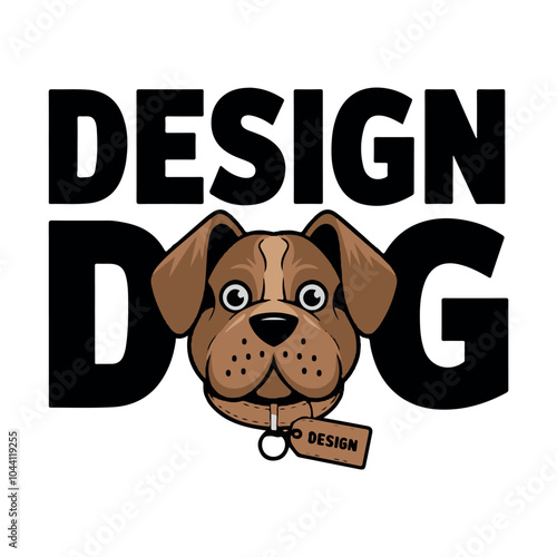 vector dog design, logo design