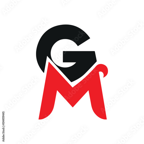 illustration design logo G+M