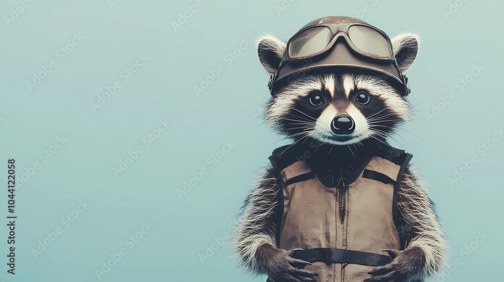 Fototapeta premium Animal builders on a construction site, wearing safety gear and working with tools, great for construction-themed content with a fun twist.