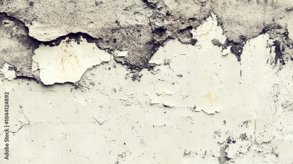 Obraz premium Weathered Wall Texture with Peeling Paint