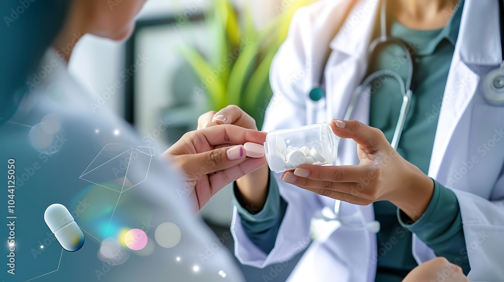 Injection-Stethoscope: A Nurse Assists a Doctor, Administers Care, and Discusses Patient with Doctor Injection-Stethoscope: A Nurse Assists a Doctor, Administers Care, and Discusses Patient with Doctor