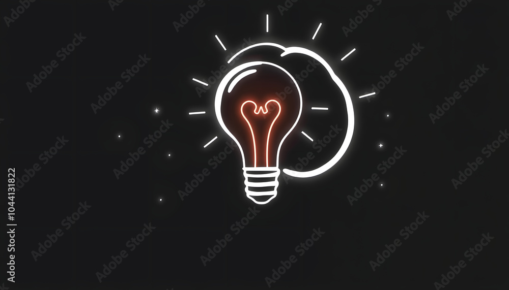 Idea concept. Knowledge transfer. Business concept isolated with white highlights, png Idea concept. Knowledge transfer. Business concept isolated with white highlights, png
