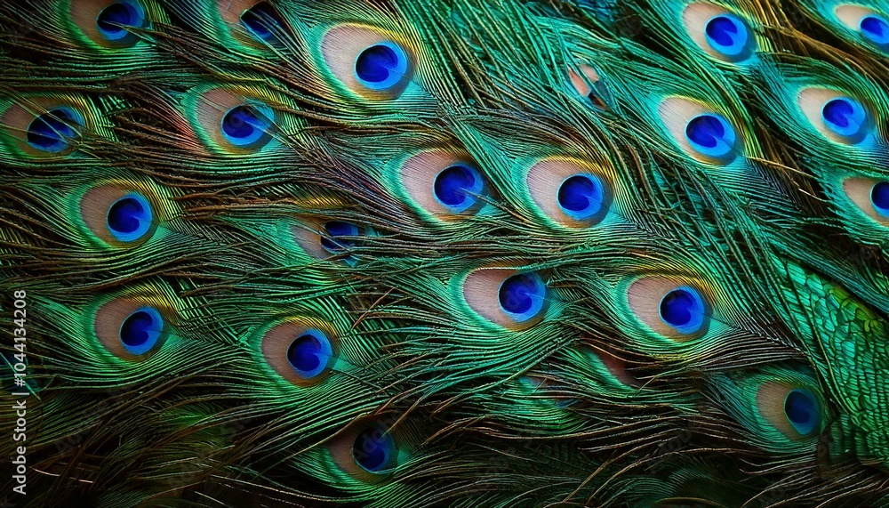 Obraz premium peacock feather background