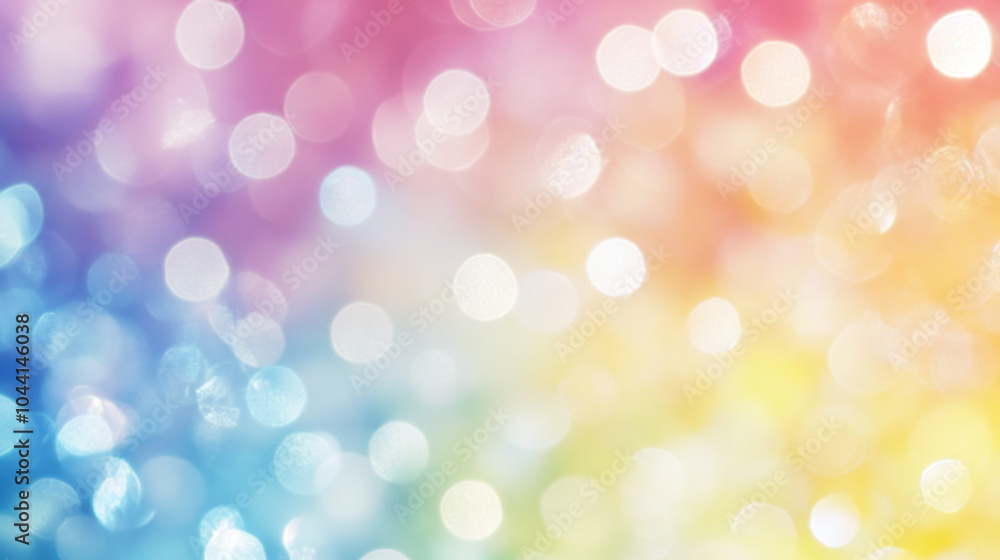 Abstract blur bokeh background. Pastel pink, yellow, blue, orange, green pastel color bokeh light background Abstract blur bokeh background. Pastel pink, yellow, blue, orange, green pastel color bokeh light background