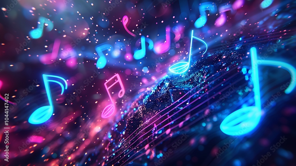 Vibrant Abstract Digital Art with Flowing Waves, Neon Lights, and Futuristic Fluid Design Elements Vibrant Abstract Digital Art with Flowing Waves, Neon Lights, and Futuristic Fluid Design Elements