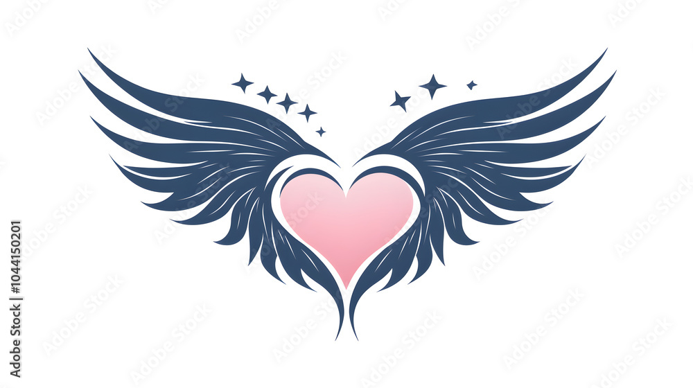 An Elegant Chic Logo Design Combining Love and Vampire Themes Perfect for Apparel Printing An Elegant Chic Logo Design Combining Love and Vampire Themes Perfect for Apparel Printing