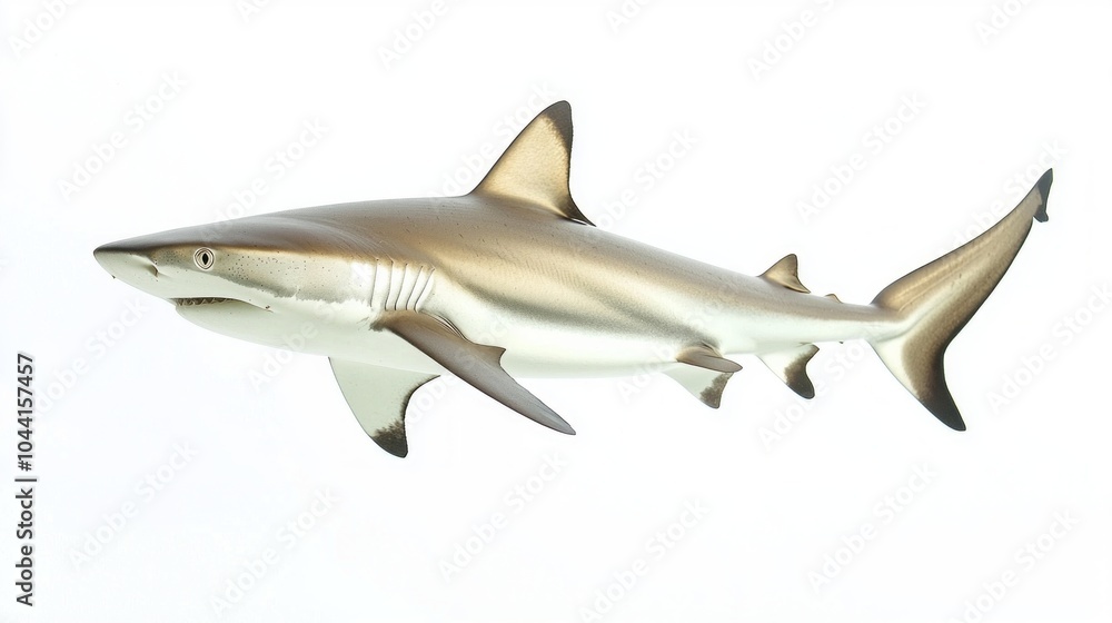 Red Tail Shark is showcased with its vibrant colors and unique shape against a pristine white background highlighting its natural beauty and characteristics. Red Tail Shark is showcased with its vibrant colors and unique shape against a pristine white background highlighting its natural beauty and characteristics.