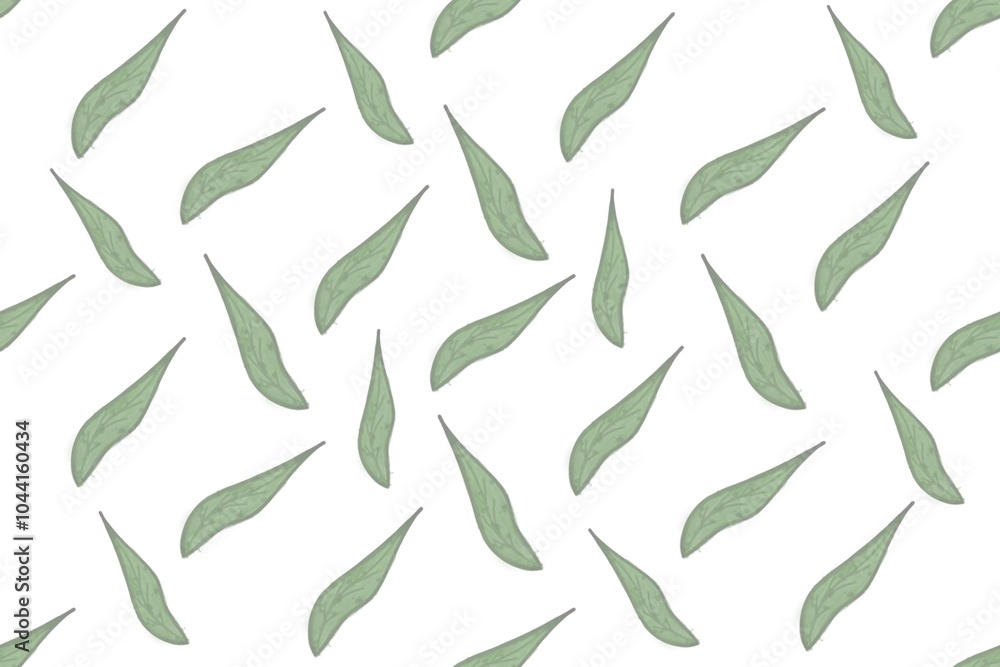 Naklejka premium leaves seamless pattern background. Green leaf seamless pattern. leaves pattern background. seamless patterns with green leaves