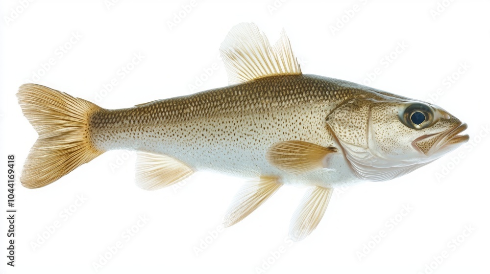 haddock is presented gracefully against a clean white backdrop highlighting its streamlined body distinct coloration and feathery fins in a vibrant context. haddock is presented gracefully against a clean white backdrop highlighting its streamlined body distinct coloration and feathery fins in a vibrant context.