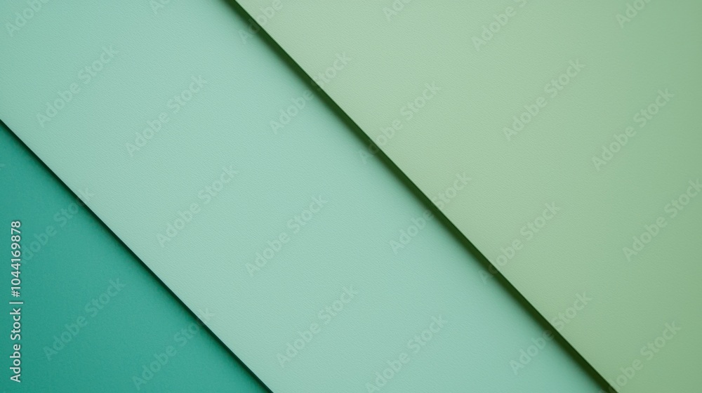 Green paper layers overlap, creating a gradient effect with shadows. Geometric shapes give a modern look, while pastel colors bring calmness. Perfect for backgrounds or creative projects Green paper layers overlap, creating a gradient effect with shadows. Geometric shapes give a modern look, while pastel colors bring calmness. Perfect for backgrounds or creative projects