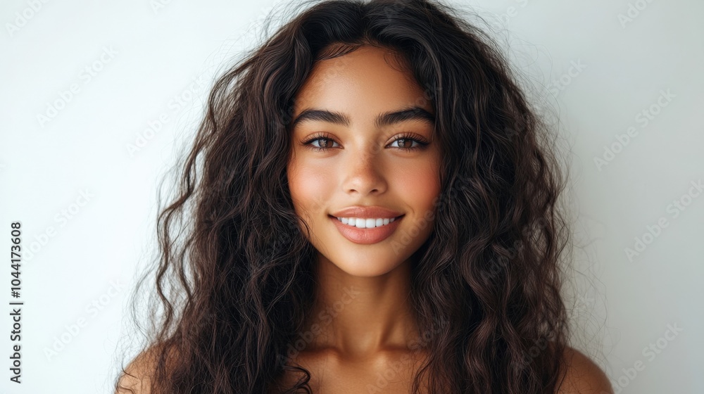 Portrait of a Smiling Young Woman Portrait of a Smiling Young Woman