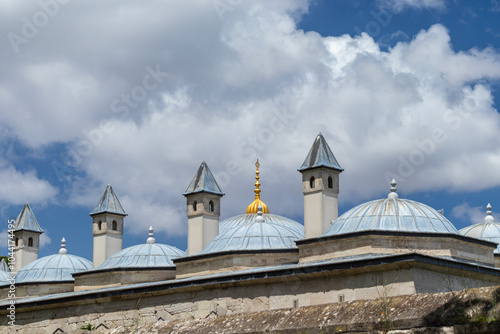 The tomb of Sultanahmed Han, one of the Ottoman sultans.  photo