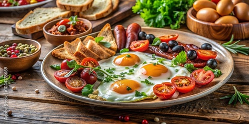 Delicious Eggs with Bacon – A Classic Turkish Breakfast Delight