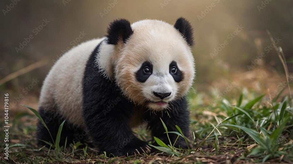 Naklejka premium panda