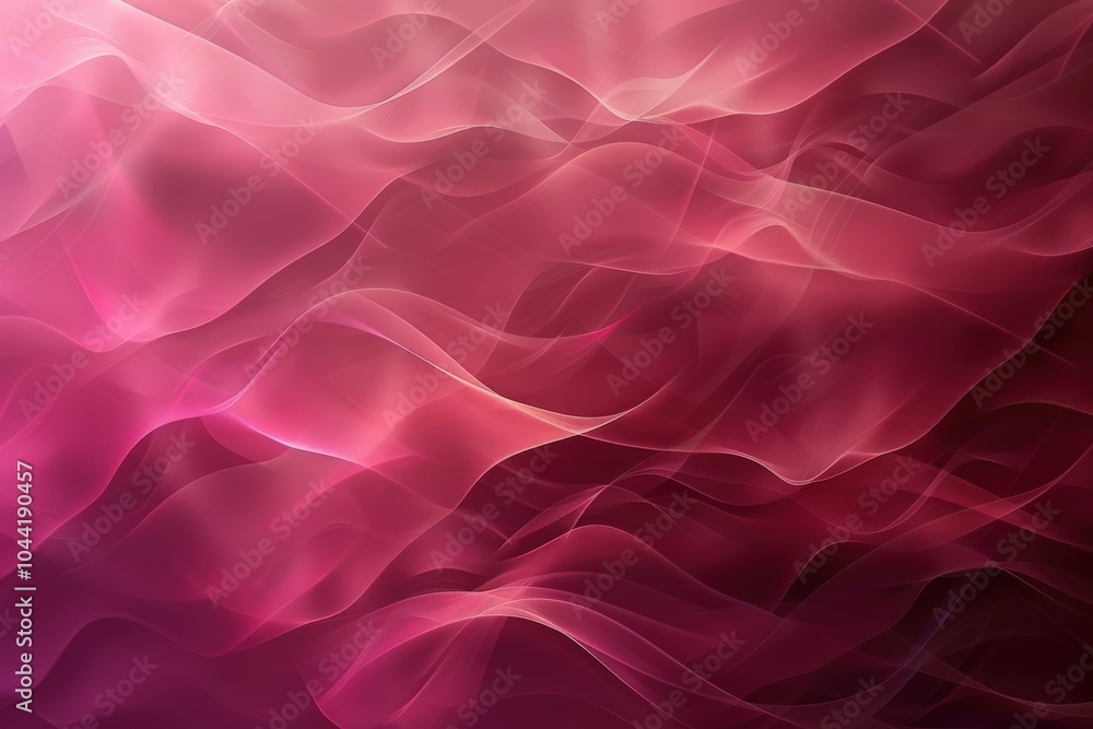 Obraz premium Abstract Pink and White Wavy Pattern Background