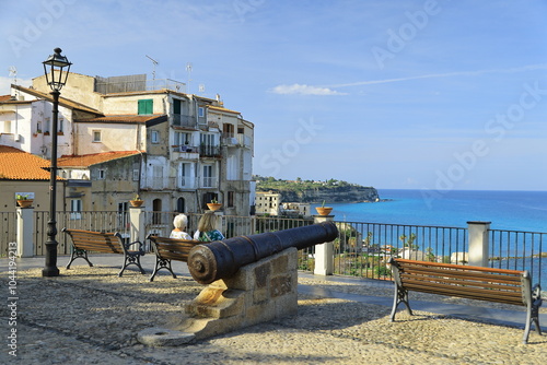 Fototapeta Naklejka Na Ścianę i Meble -  street of tropea, calabria, italy, vibo valentia
