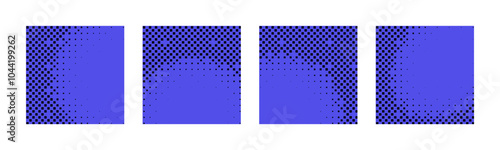 Pixel disintegration background. Decay effect. Dispersed dotted pattern.