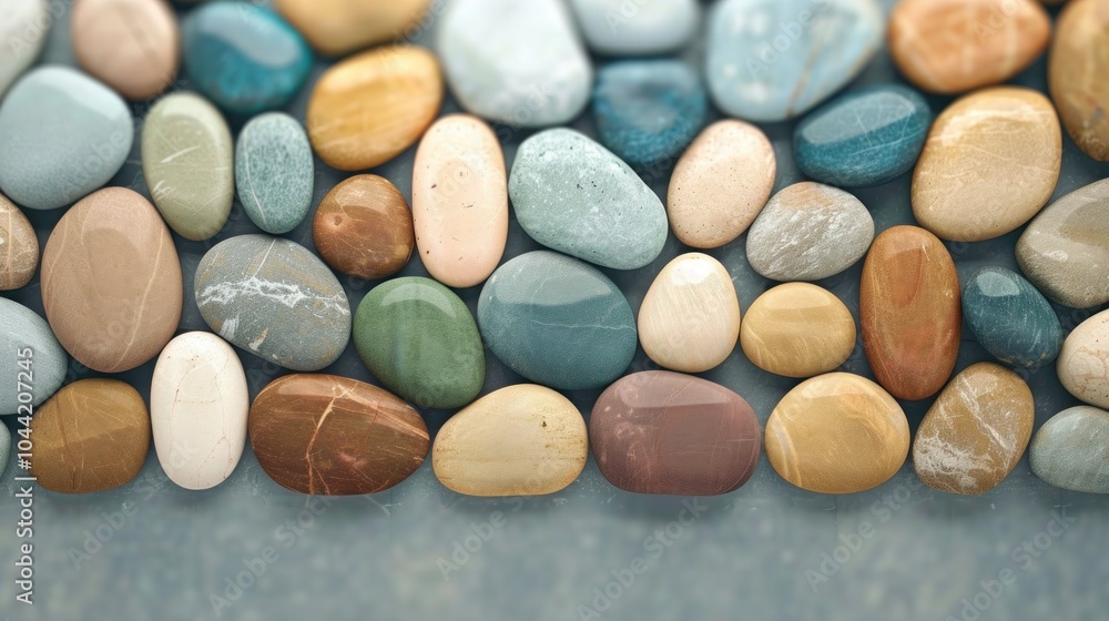 Moody Zen Summer: Full Frame Natural Pebbles Texture Sea Stones Background Moody Zen Summer: Full Frame Natural Pebbles Texture Sea Stones Background